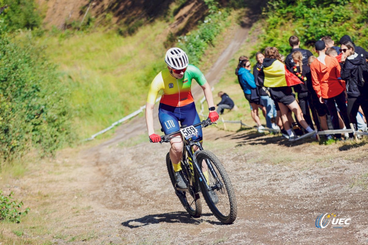 Europos MTB XCO čempionate I. Aleliūnaitė iškovojo 15-tą vietą
