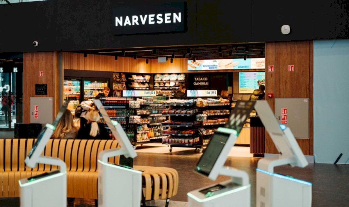 Lietuvos oro uostuose auga ir plečiasi „Narvesen“ parduotuvės
