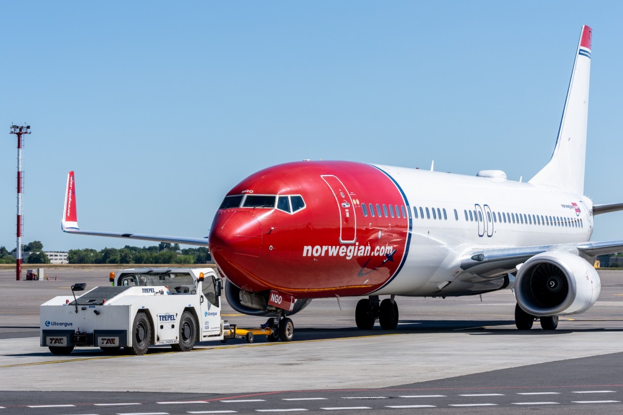 „Norwegian“ lėktuvai skraidys tarp Palangos oro uosto ir Bergeno