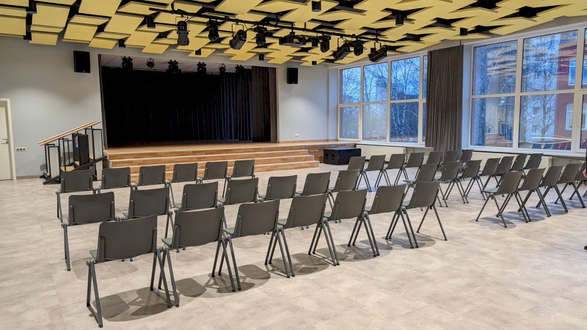 Atnaujintos Telšių „Kranto“ progimnazijos vidaus erdvės